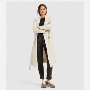 Everlane The Drape Trench Coat in Sandstone Size M NWT